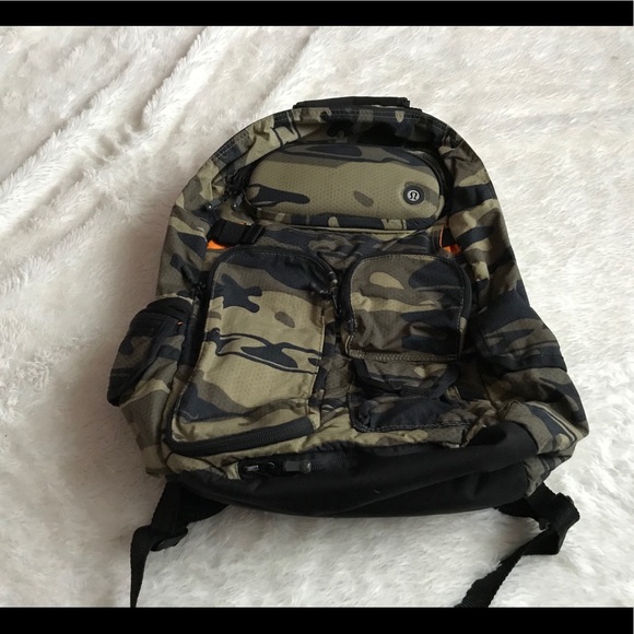 lululemon camo backpack